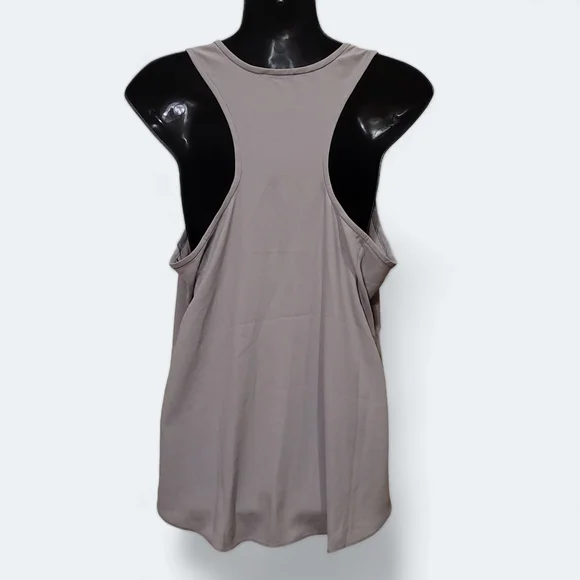 DAILY RITUAL - Gray Racerback Tank Top - Picture 3 of 4